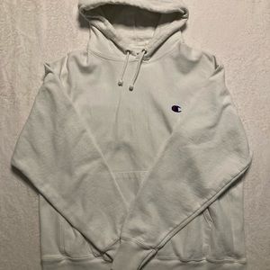 Champion White Hoodie